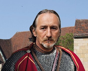 Kaiser Heinrich II. Avatar, kreiert von Arno Schimmelpfennig mit Hilfe von KI © Museen der Stadt Bamberg