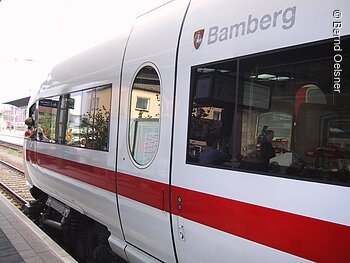 ICE "Bamberg" im Bahnhof Bamberg