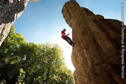 Kletterspaß im Bamberger Land