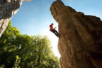 Kletterspaß im Bamberger Land